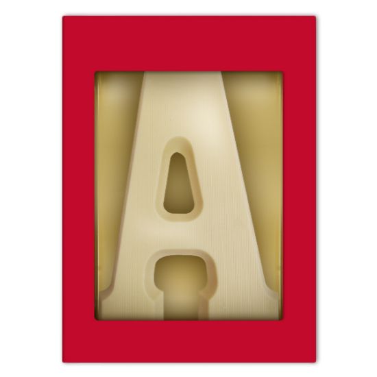Chocoladeletter A wit 80 gram