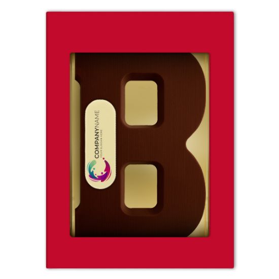 LogoLetter B Puur 200 Gram | Tasty Present