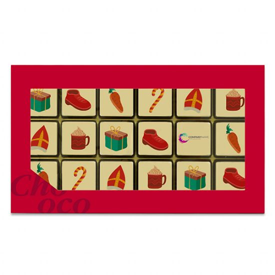 ChocoGiftbox 18 Sinterklaas + logo