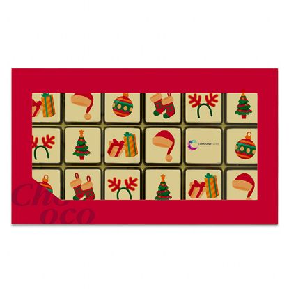 ChocoGiftbox 18 Kerstmis + logo