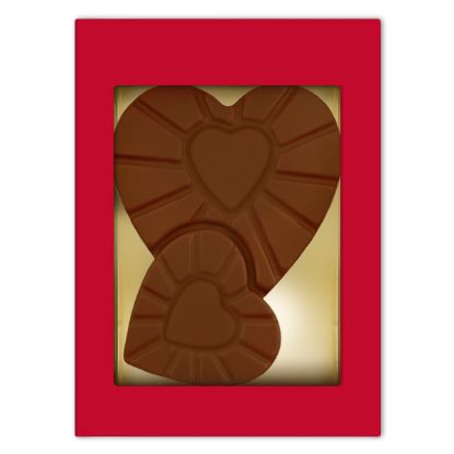 Chocolade symbool hart melk 80 gram