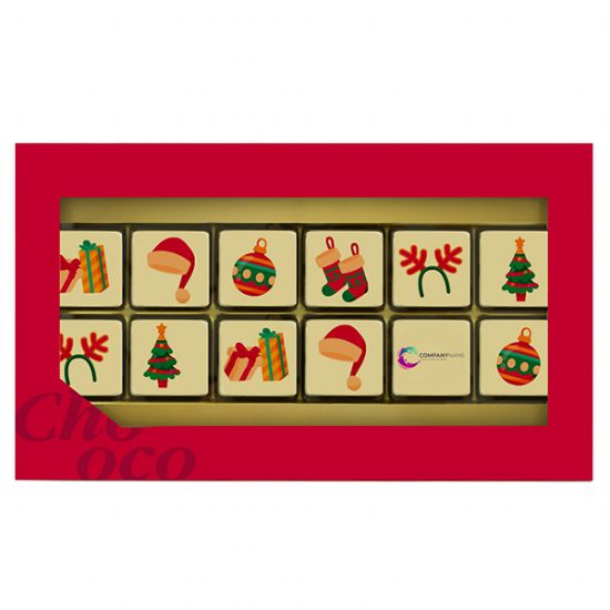 ChocoGiftbox 12 Christmas + logo